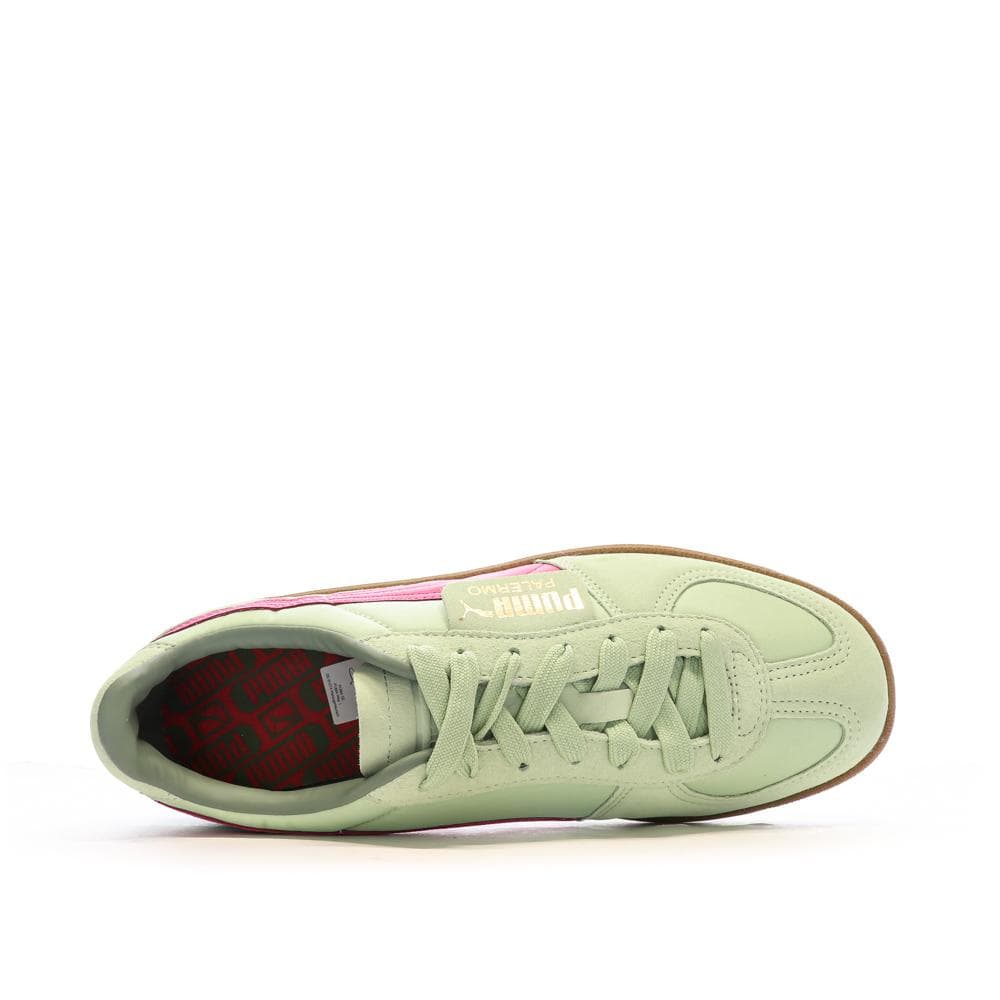 Baskets Verte/Rose Homme Puma Palermo 4