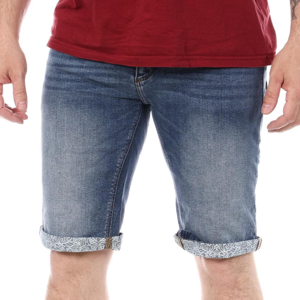 Short Bleu Délavé Homme RMS26 Stone 1