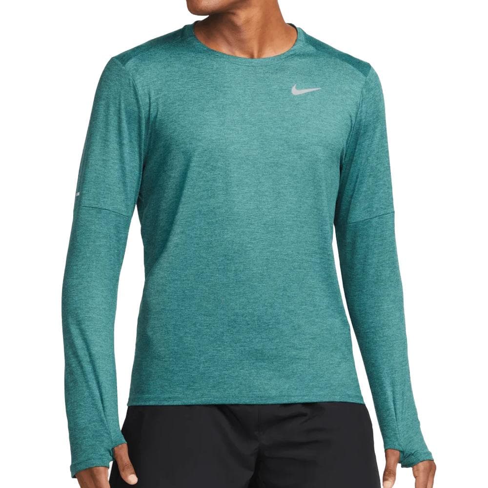 T-shirt Manches Longues Vert Homme Nike Elmnt Crew 1