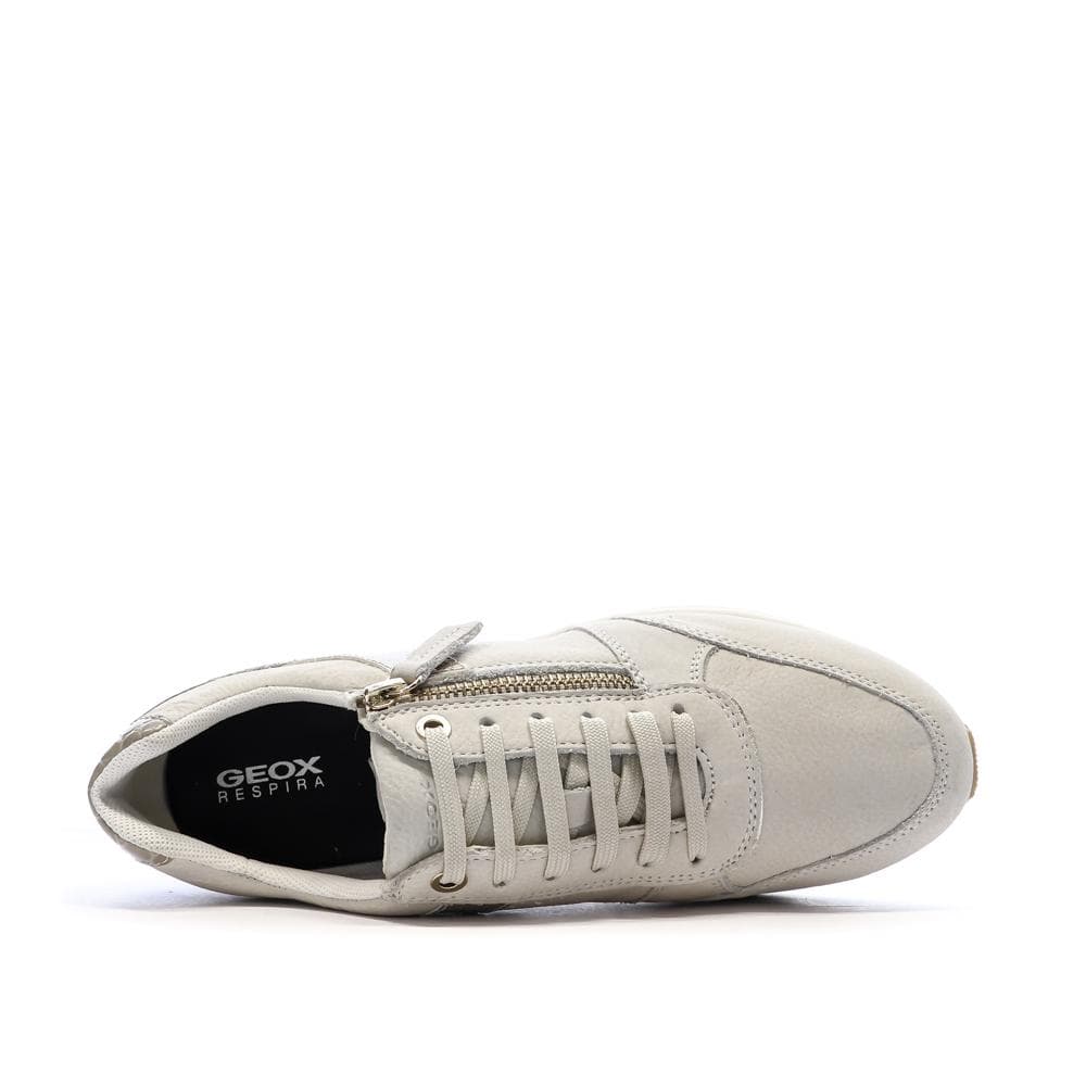 Baskets à plateforme Beige Femme Geox Kency 4