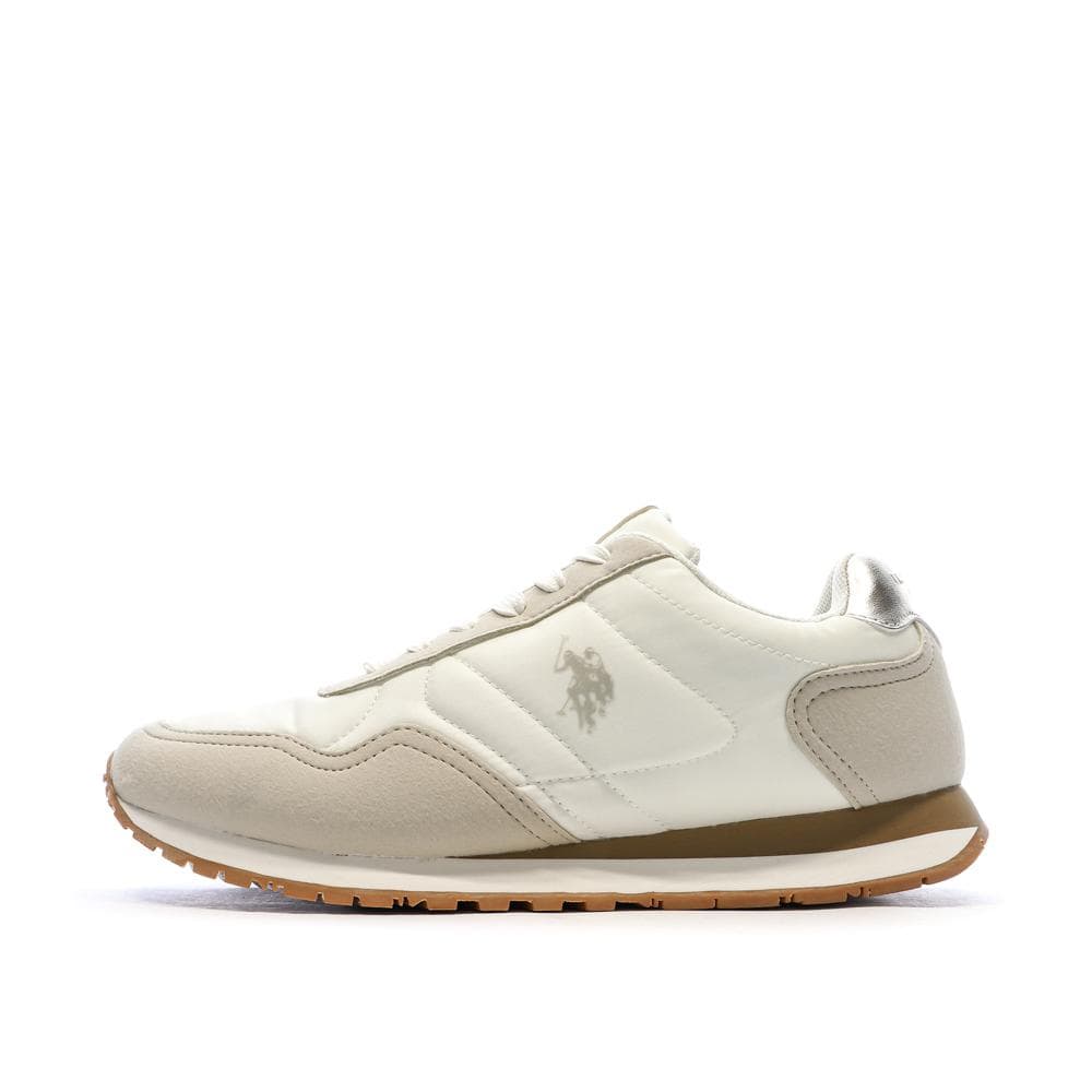 Baskets Blanches/Beiges Femme US Polo ASSN FS1 1