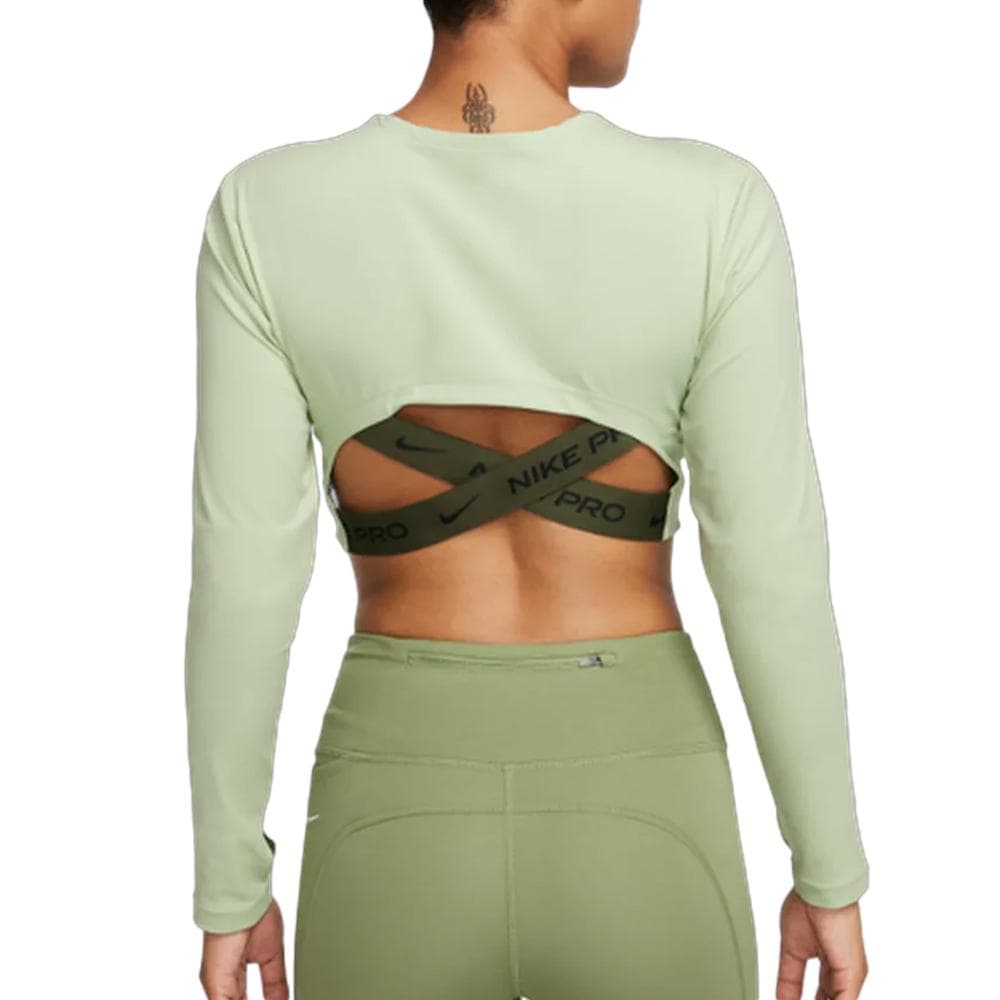 T-Shirt Vert Femme Nike Crop 2