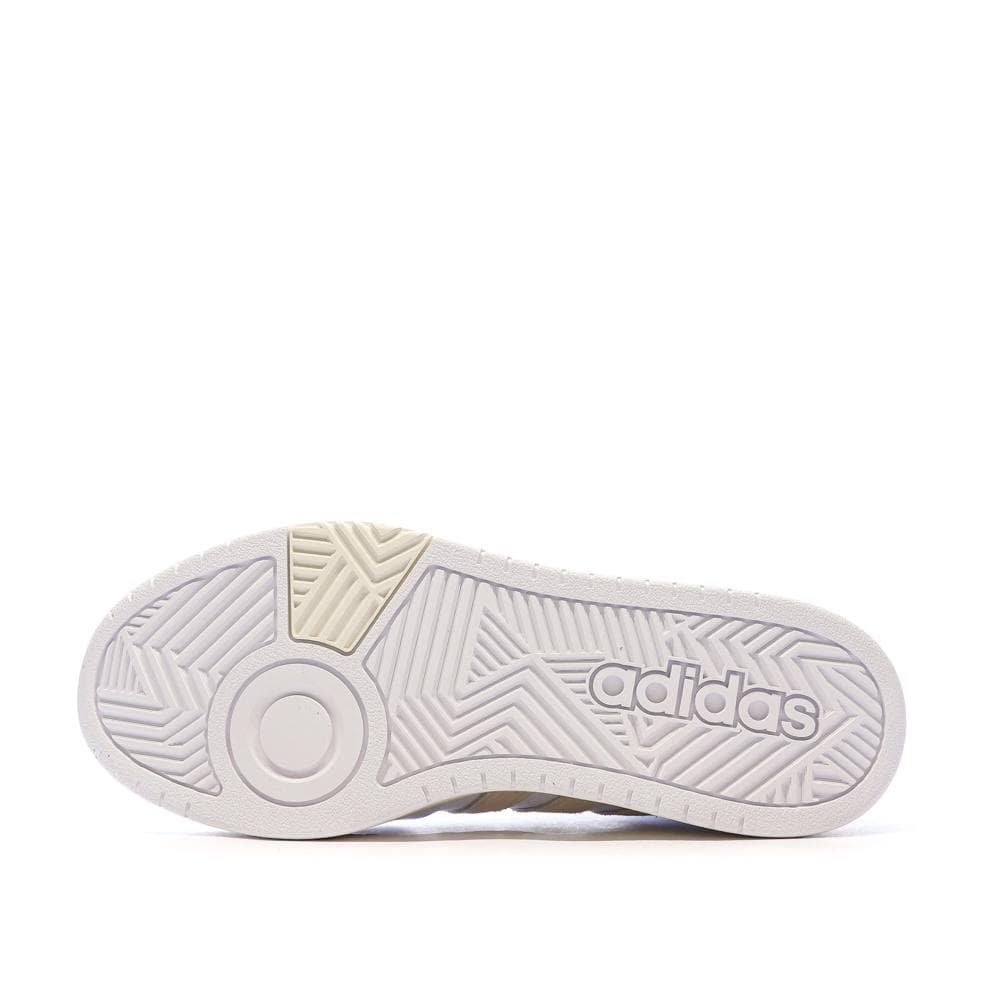 Baskets Blanches/Grises/Bleu Homme Adidas Hoops 5