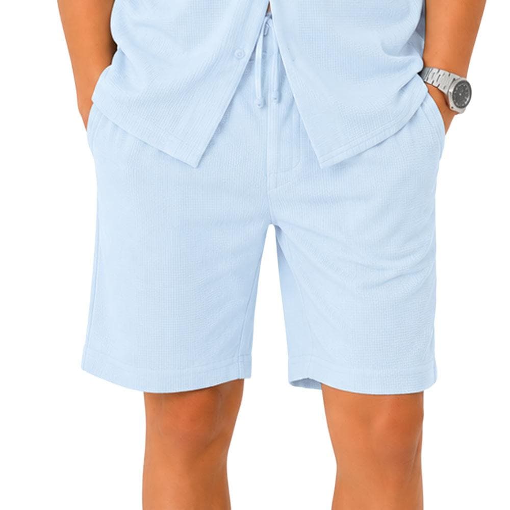 Short Bleu Garçon Paname Brothers Poly Texture 1