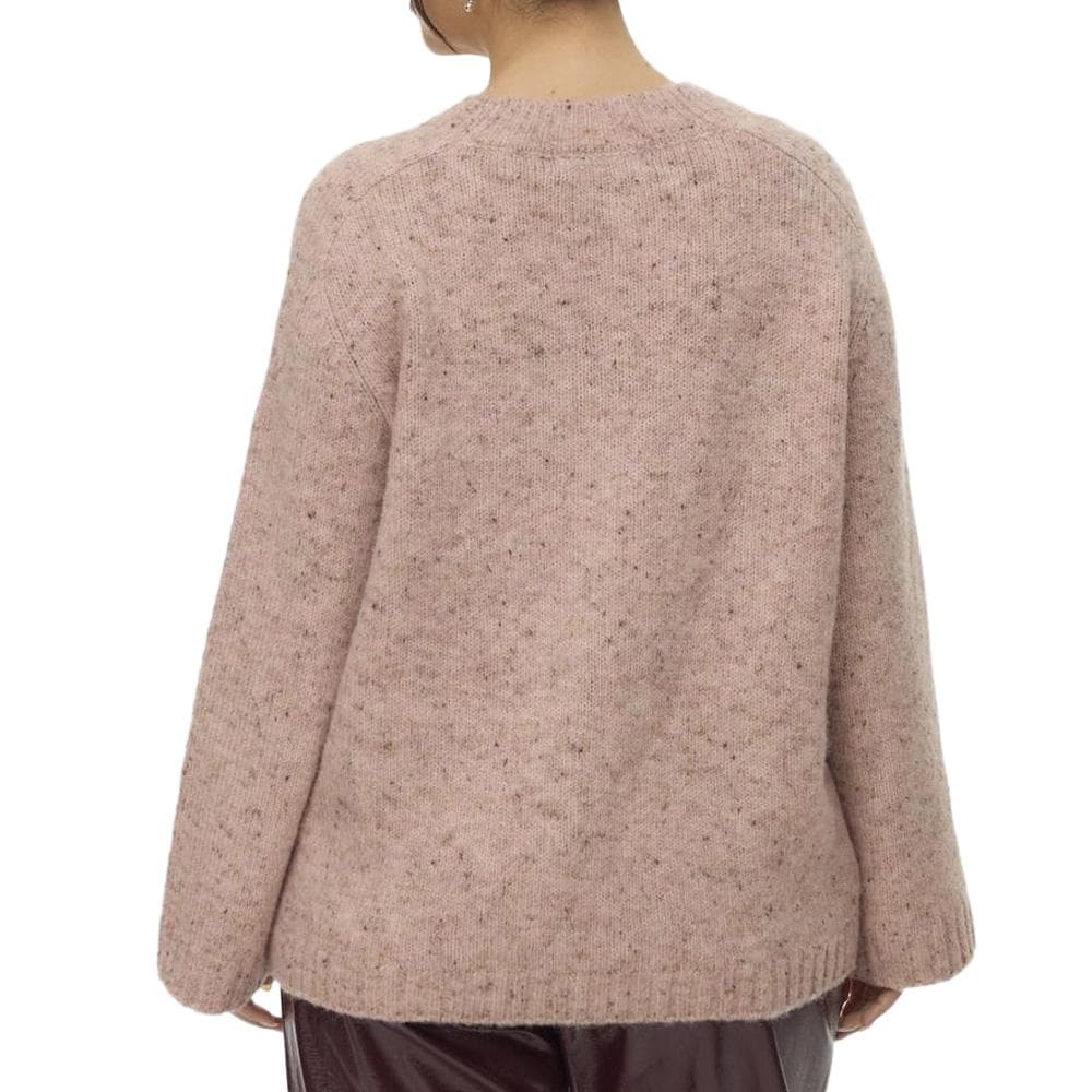 Pull en Maille Rose Femme Vero Moda Curve Cingrid 2