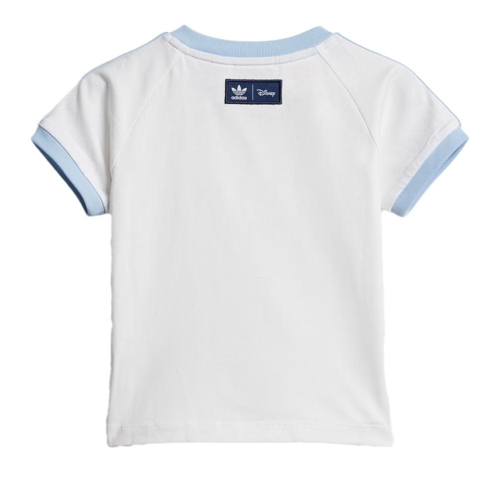 T-Shirt Blanc/Bleu Fille Puma JN4672 2