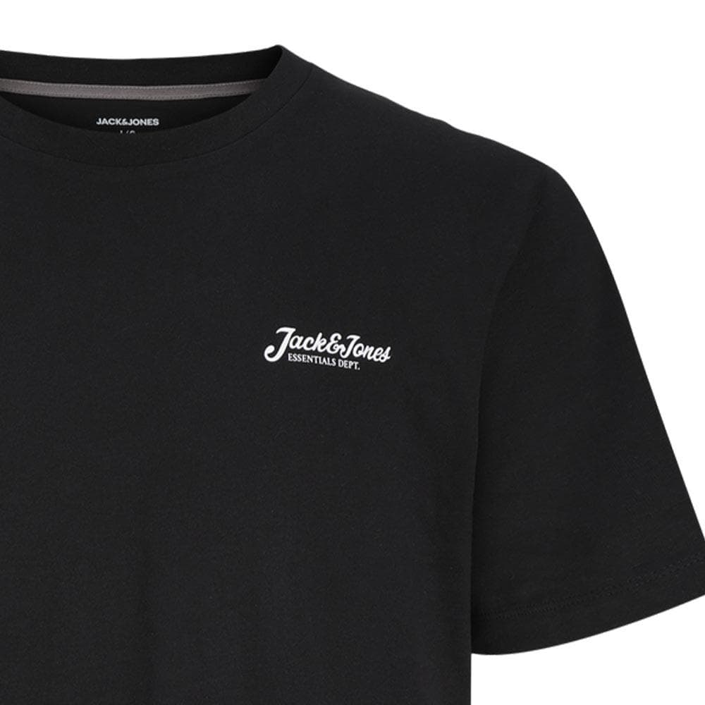 T-Shirt Noir Homme Jack & Jones Beau 2