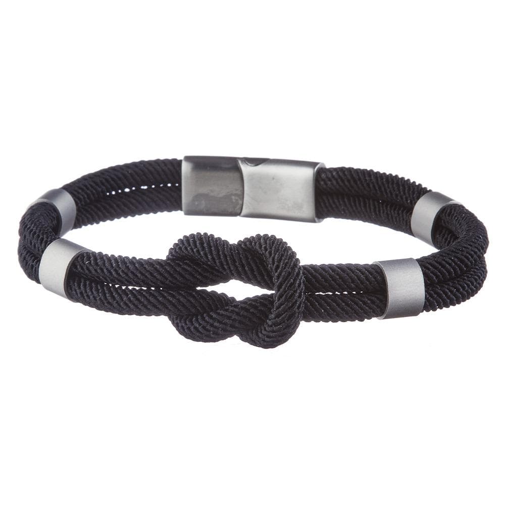 Bracelet Cordon Marin-fermoir Noir Homme Geographical Norway SG-315026 1