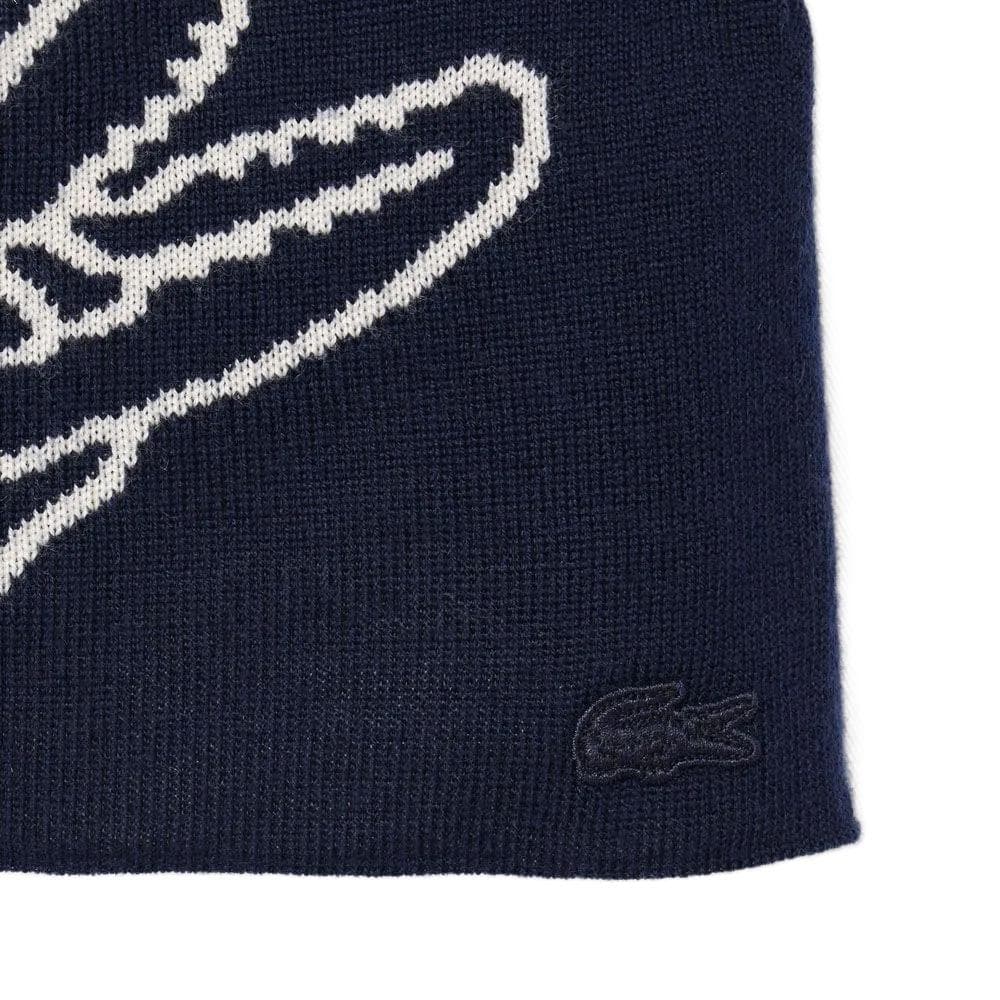 Bonnet Marine/Blanc Homme Lacoste Broderie 2