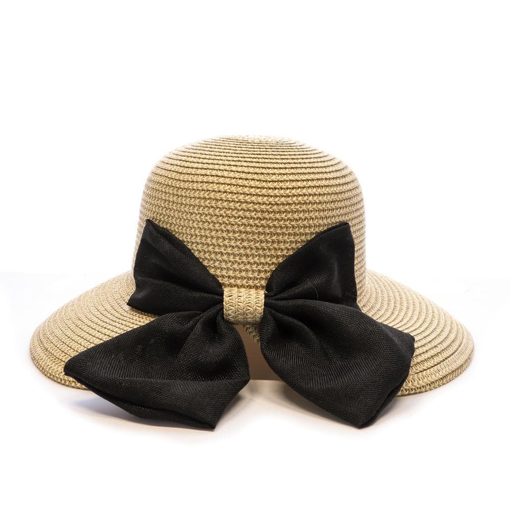 Chapeau de Paille Noir Femme Via Lorenzo Bohème 3
