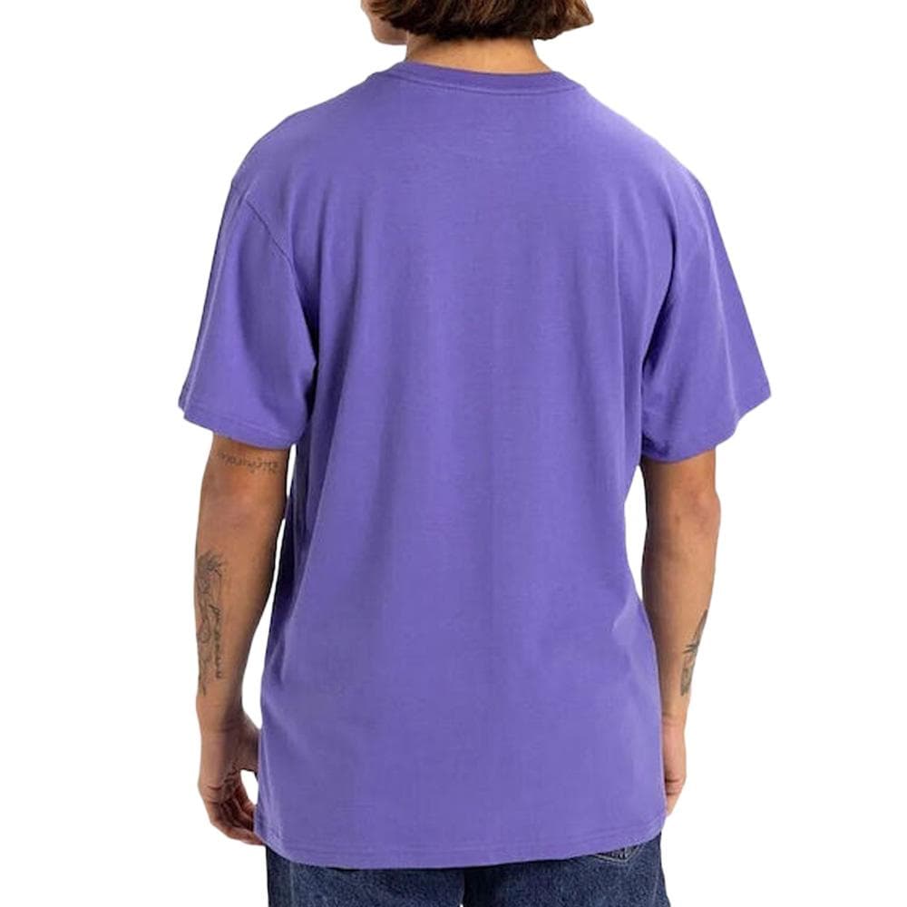 T-shirt Violet Homme Quiksilver Retro Fade Yem 2