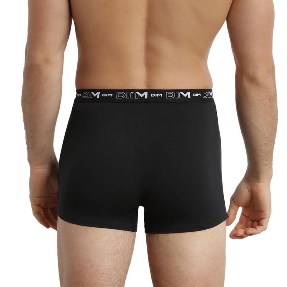 Lot de 2 Boxers Blanc/Noir Homme Dim D6596 - Taille 3