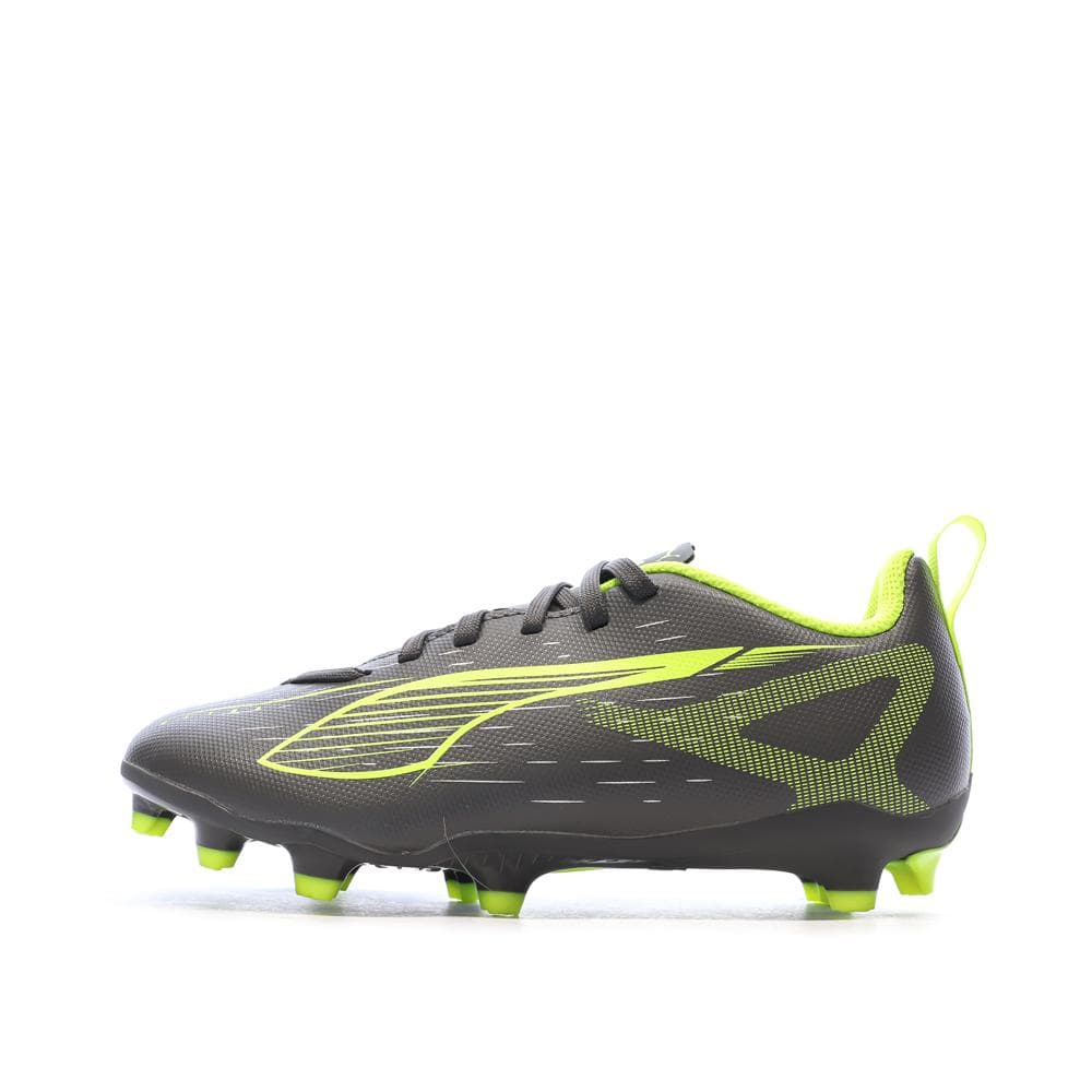 Chaussures de Foot Gris/Jaune Junior Puma Ultra 5 Play FG/AG Jr 1