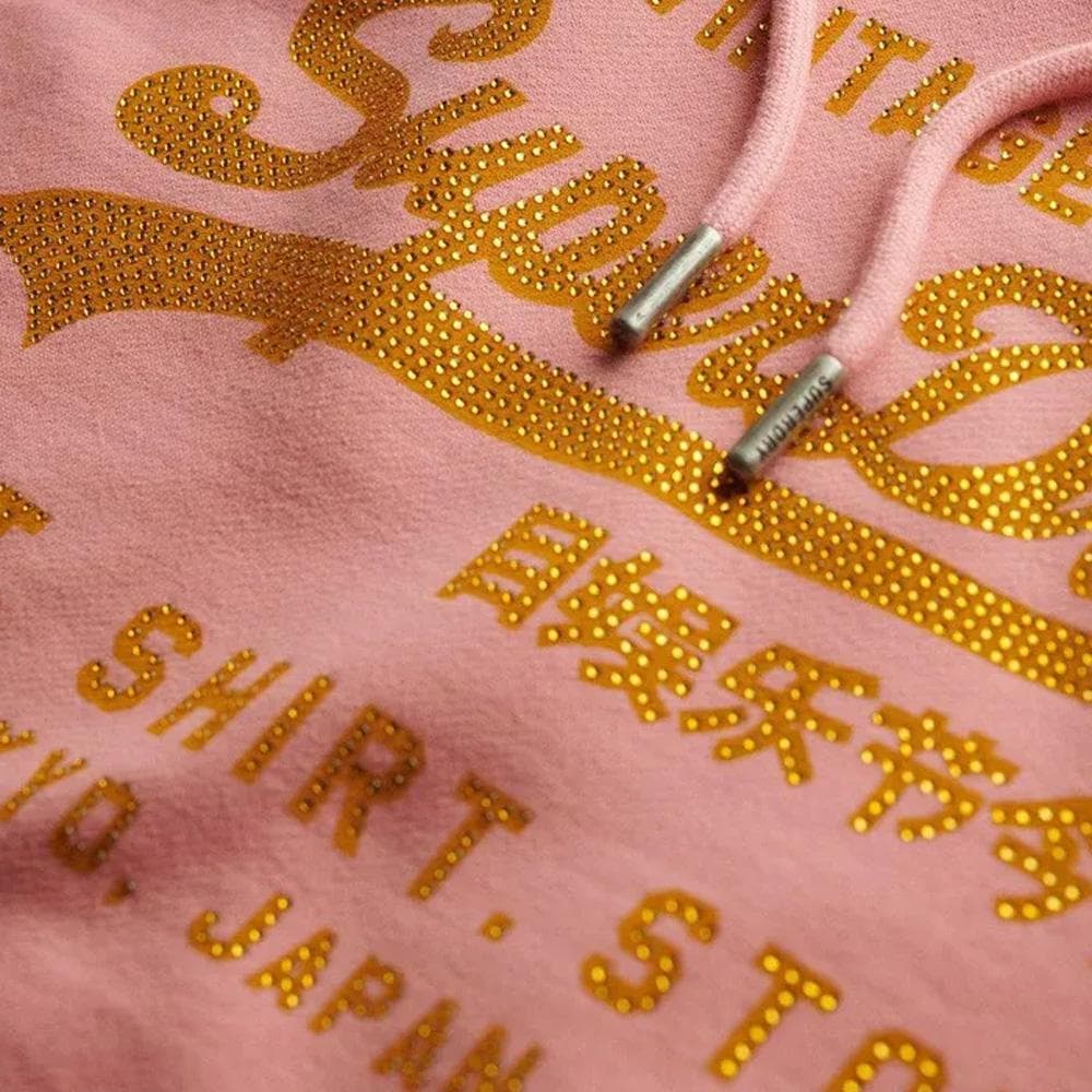 Sweat Rose Femme Superdry Embellished Vl Relaxed 2
