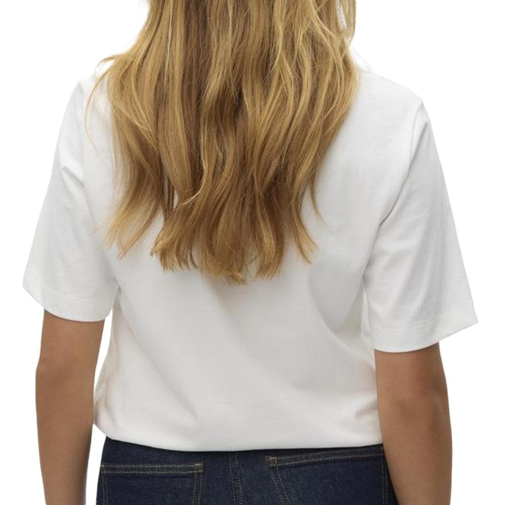 T-shirt Blanc Femme Vero Moda Demi 2