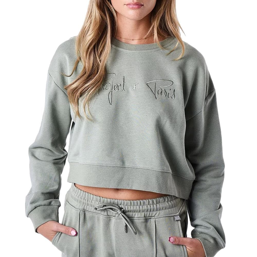 Sweat Kaki Femme Project X Paris F212103 1