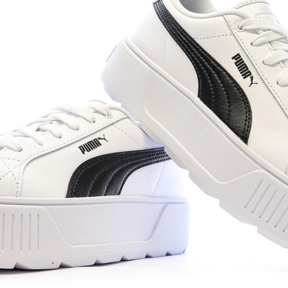 Baskets Blanc/Noir Femme Puma Karmen L 7