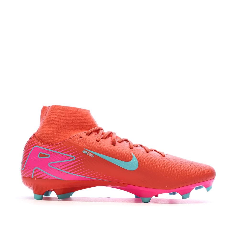 Chaussures de Foot Rouges/Turquoise Homme Nike ZM Superfly 10 Acad FG/MG 2