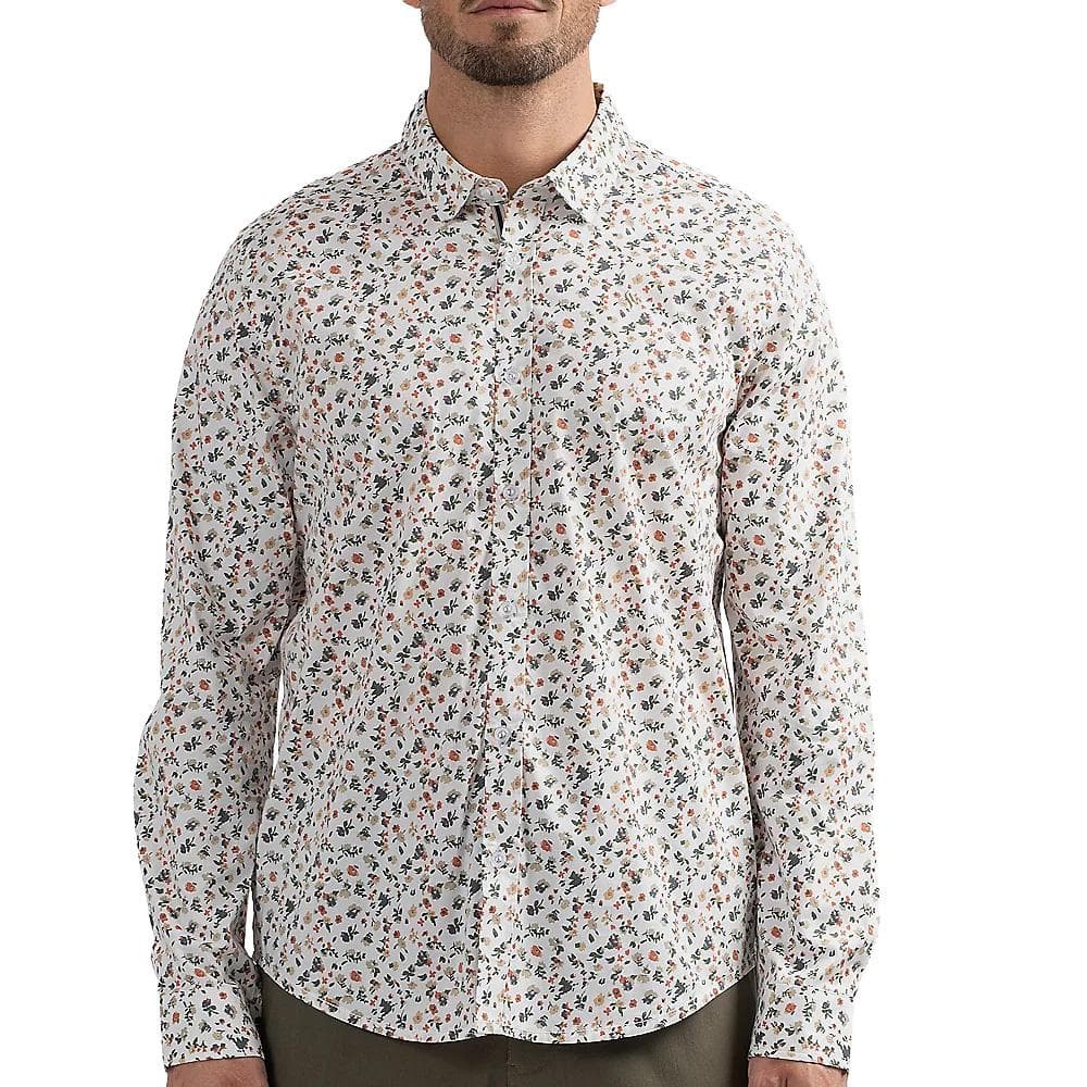 Chemise Blanches à fleurs Homme Sun Valley AESTA 1