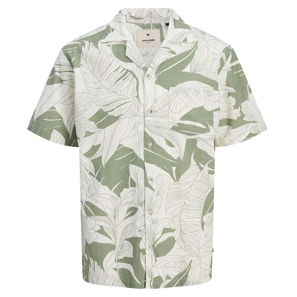 Chemise Verte/Beige Homme Jack & Jones Blubahamas 3
