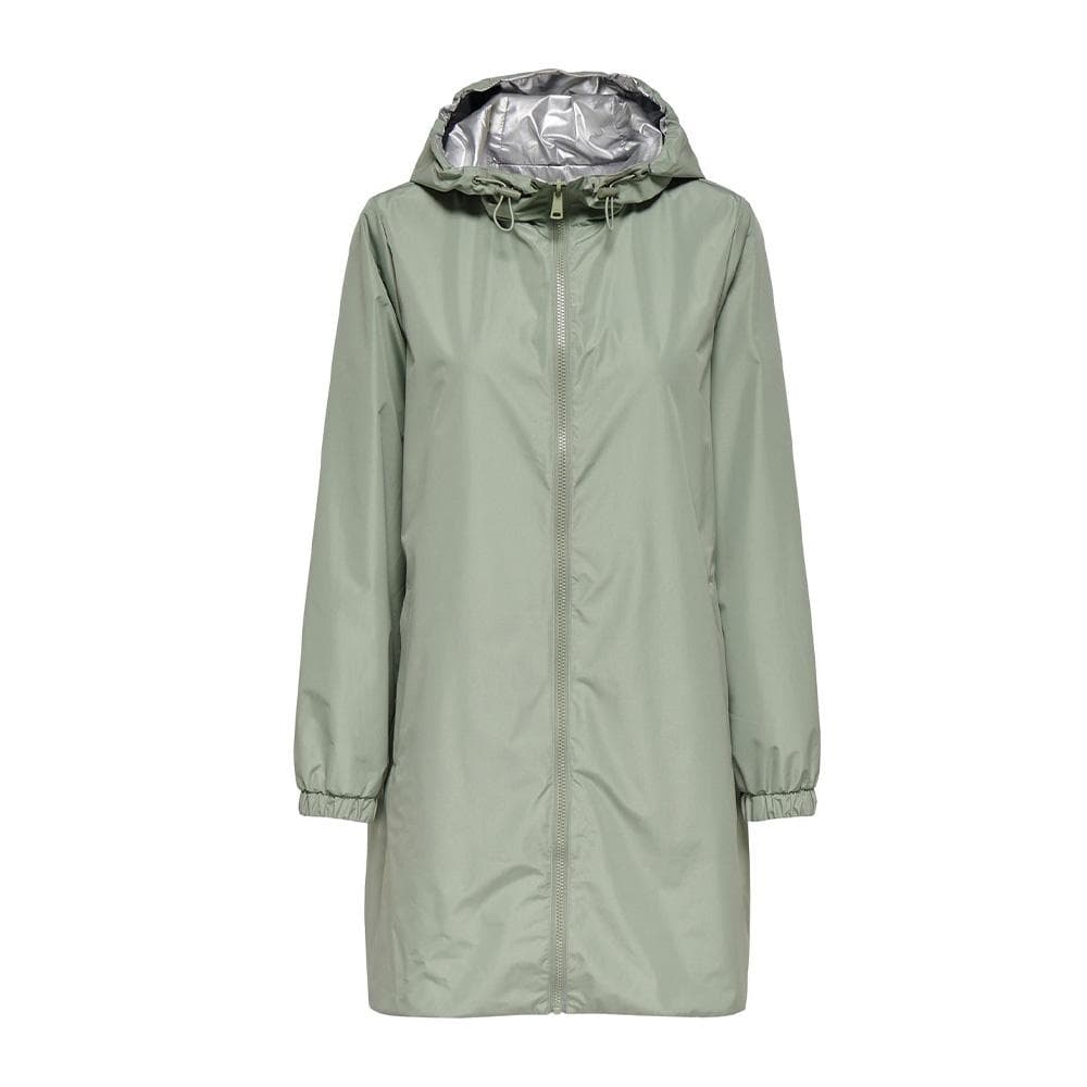 Coupe vent à capuche réversible Vert/Argent Femme Only Fry 2