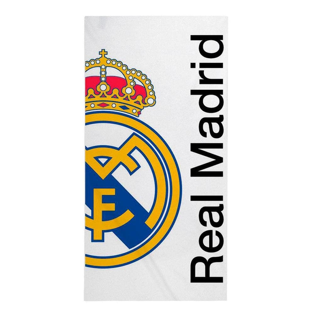Real Madrid Serviette de Plage Blanche 90 x 180 cm 1