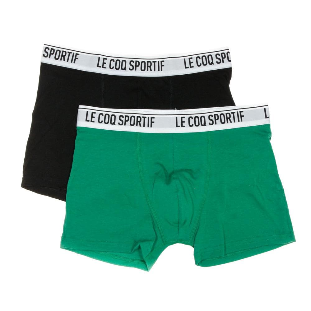 x2 Boxers Vert/Noir Homme Le Coq Sportif Camuset sport 1