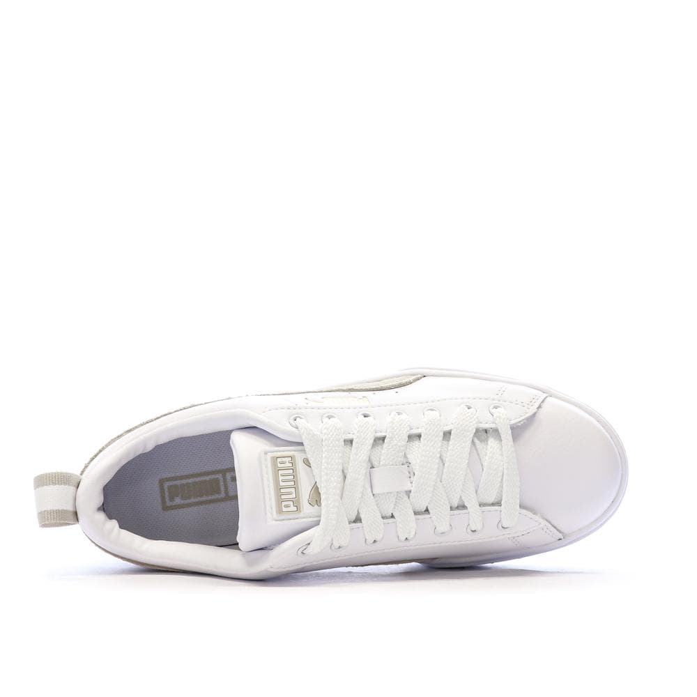 Baskets Blanc/Beige Femme Puma Mayze 381983 4
