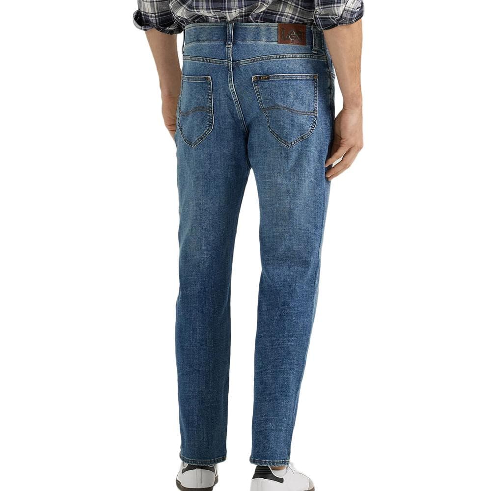 Jean Straight Bleu Homme Lee Elmside 2