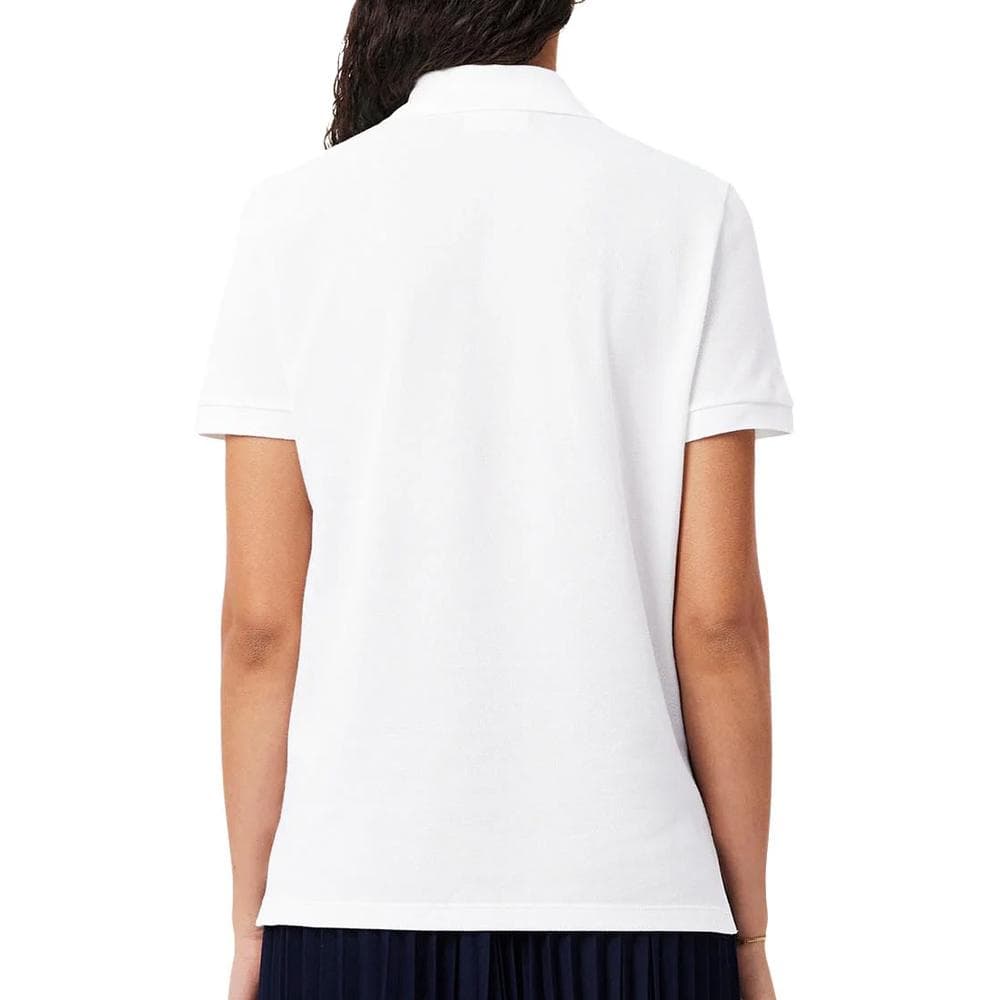 Polo Blanc Femme Lacoste Regular Fit 2