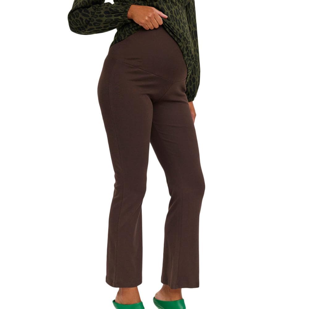 Pantalon Marron Femme Mamalicious Mila 1