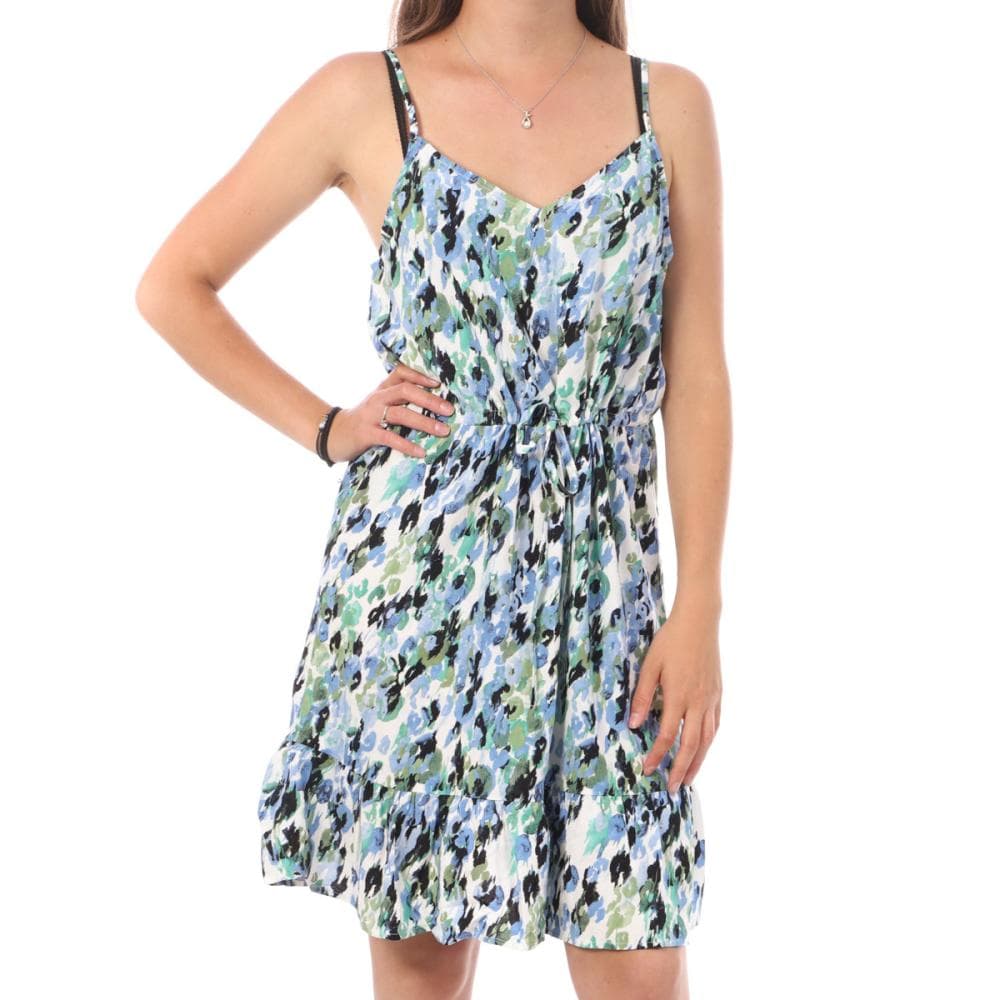 Robe Blanche/Bleu Femme Vero Moda Easy Singlet 1