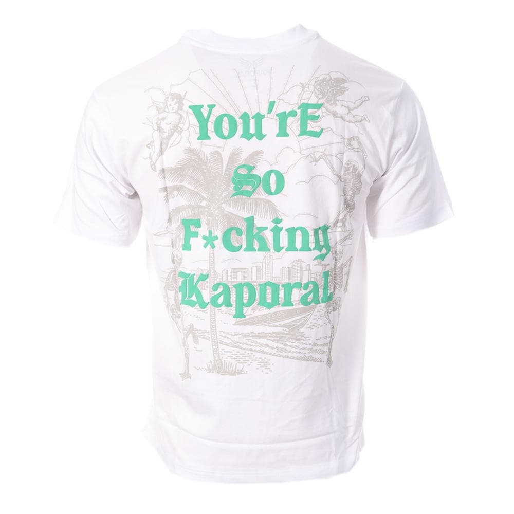 T-Shirt Blanc Homme Kaporal TORINH25M11 2