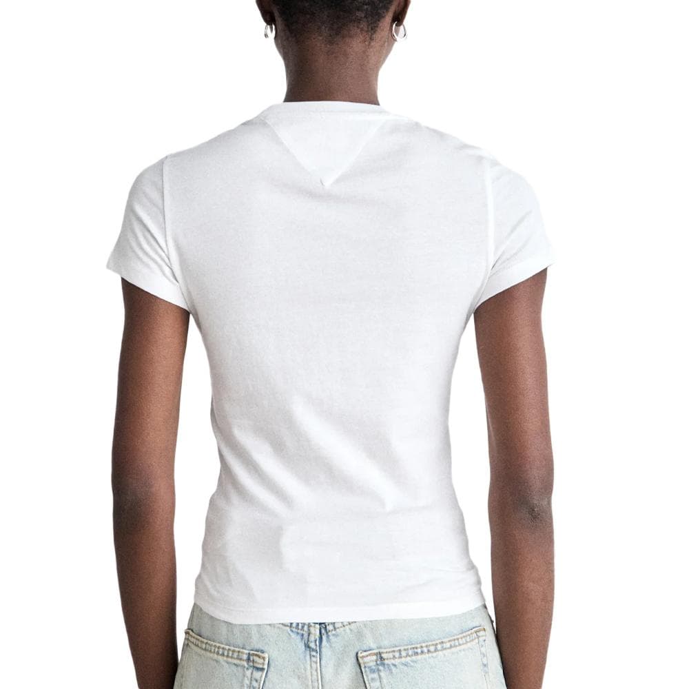T-shirt Blanc Femme Tommy Hilfiger Tjw 2