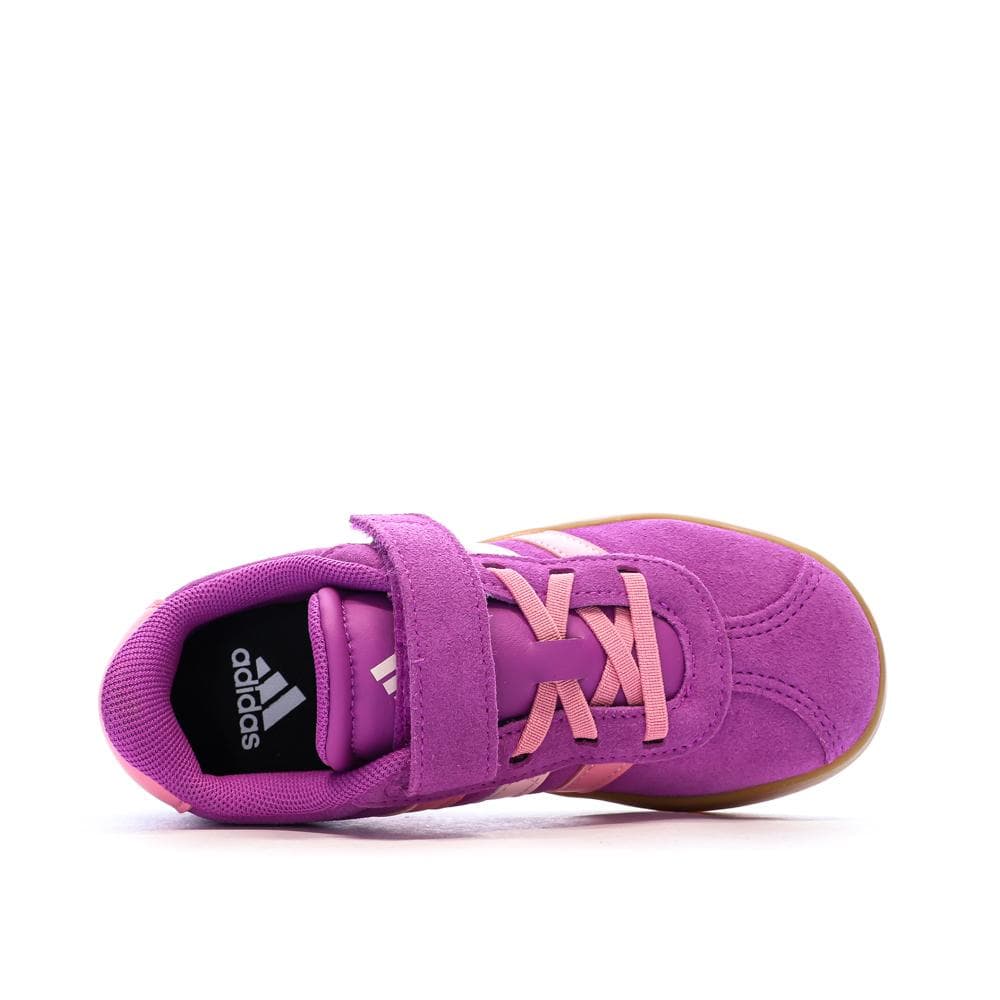 Baskets Violet Fille Adidas Court 3.0 4