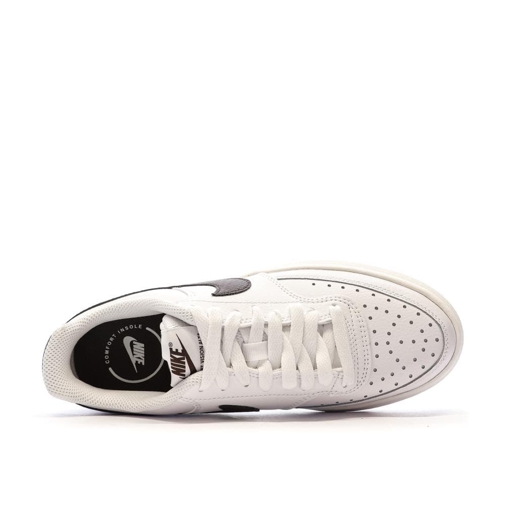 Baskets Blanc/ Noir Femme Nike Court Vision Alta 4
