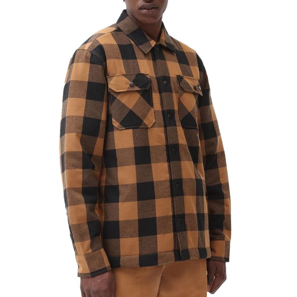 Chemise Camel/Noir Homme Dickies Sacramento 1