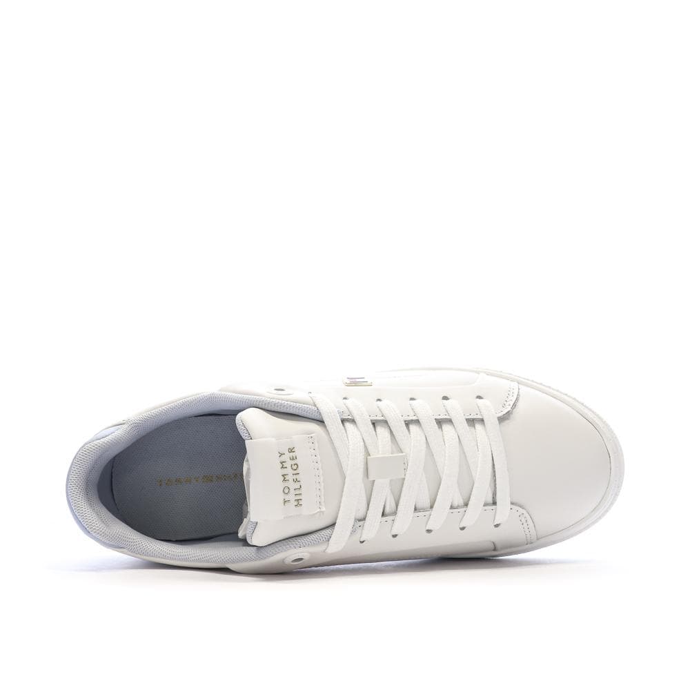 Baskets Blanches/Bleu Femme Tommy Hilfiger Sporty 4