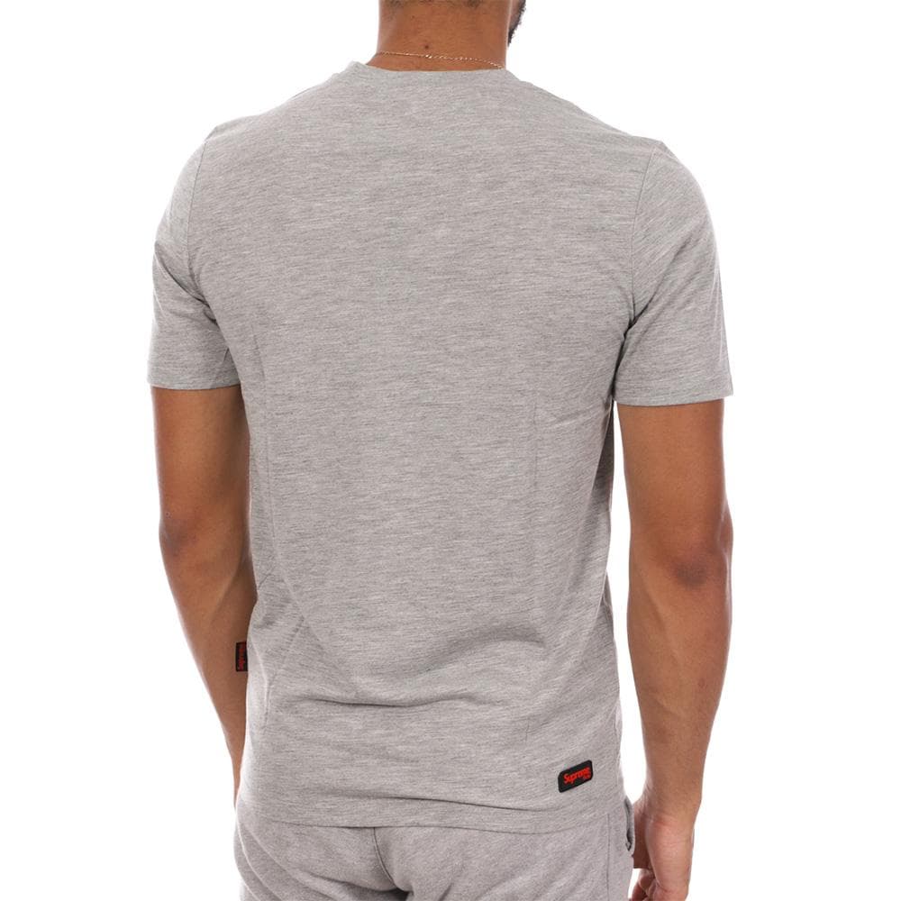 T-shirt Gris Homme Supreme Grip Police 2