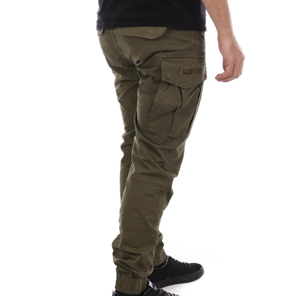 Pantalon Cargo Kaki Homme Schott Relax 2