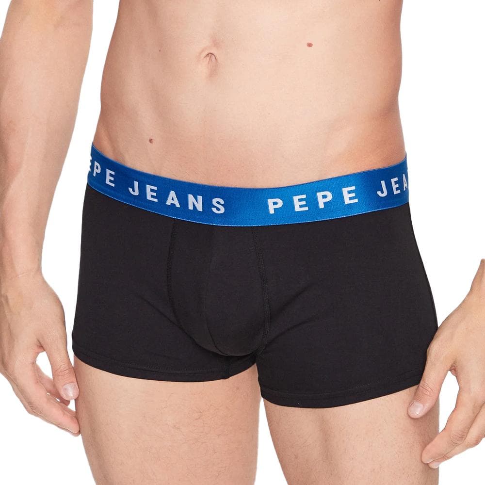 2x Boxers Noir/Blanc Homme Pepe Jeans PMU 2