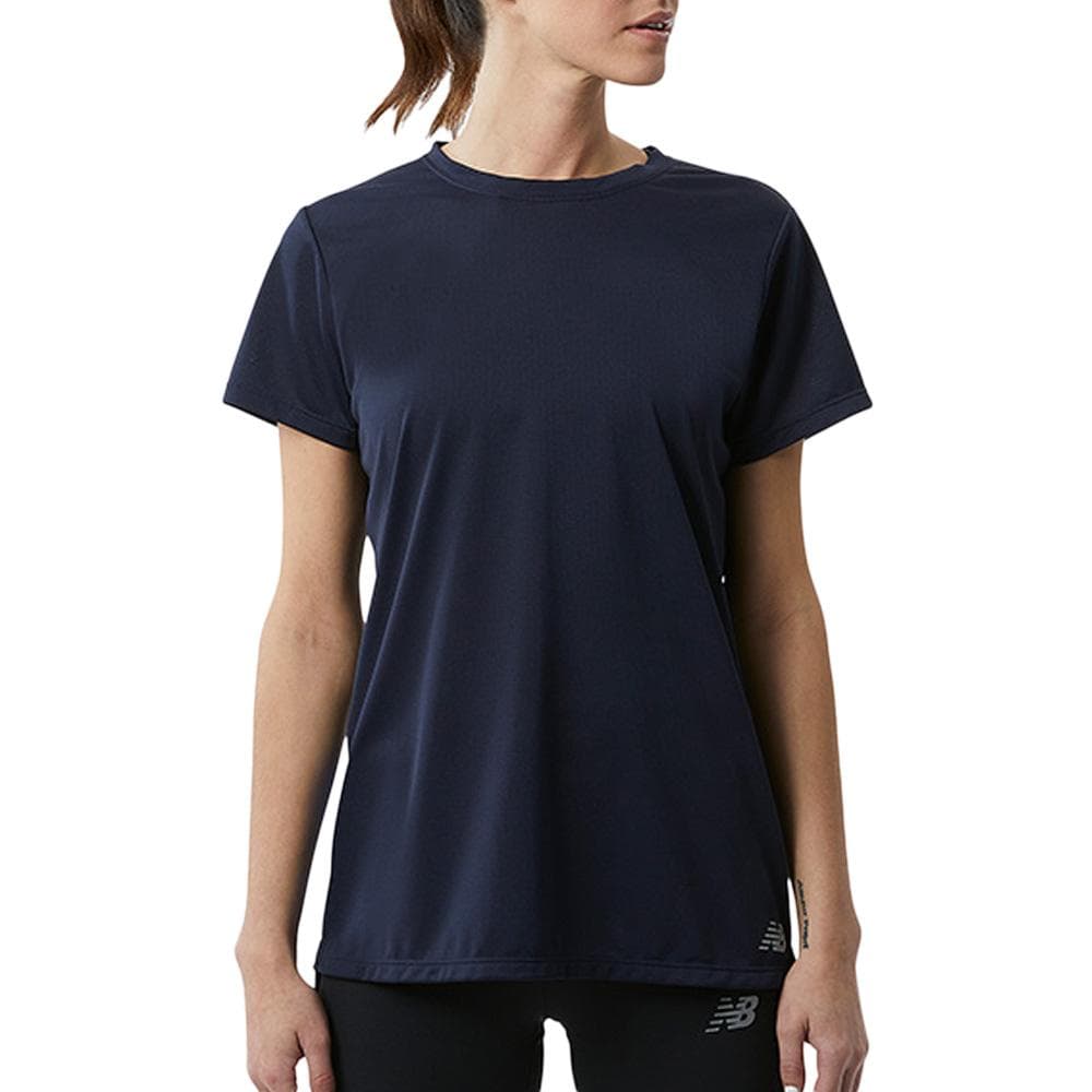 T-shirt Noir Femme New Balance Core Runs 1