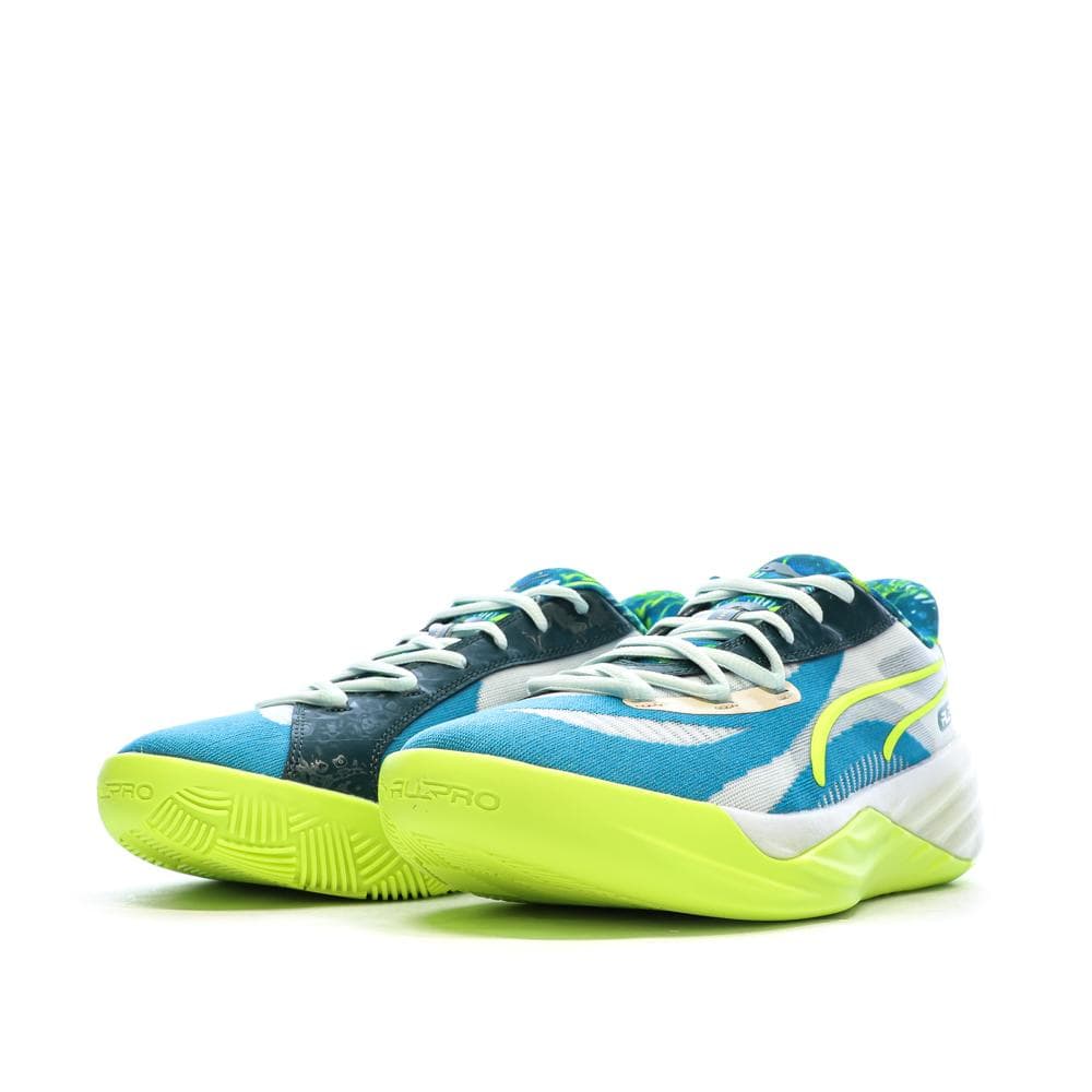 Chaussures de basketball Bleu/Verte Homme Puma All-pro Nitro 6