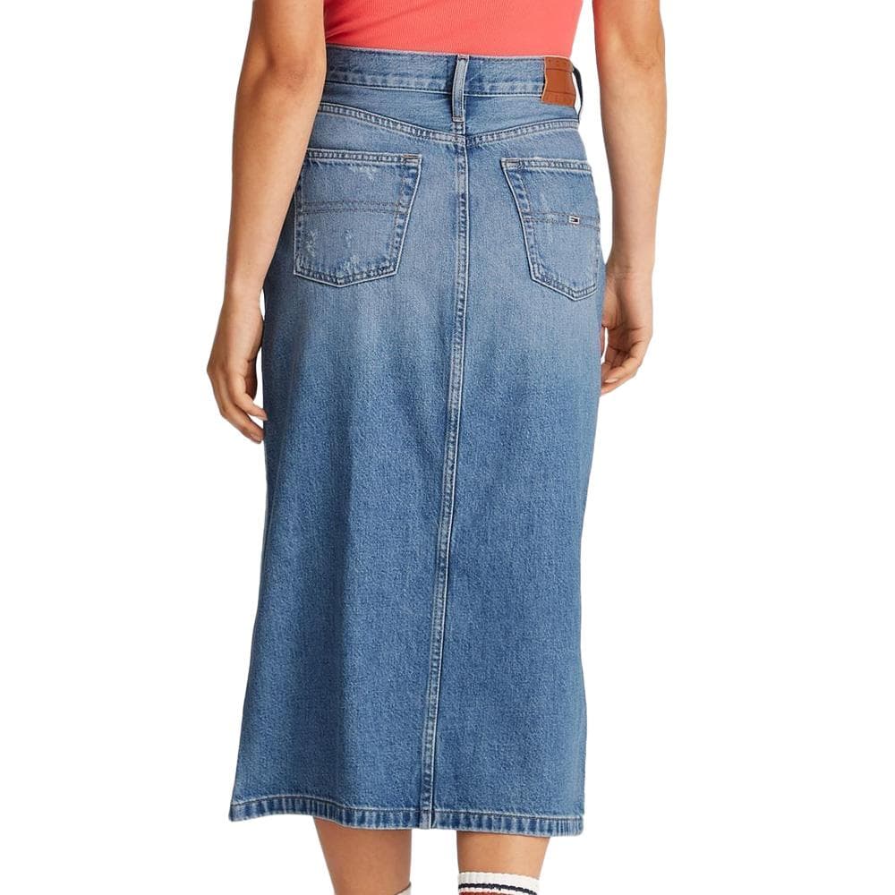 Jupe Longue Bleu Femme Tommy Hilfiger Claire 2