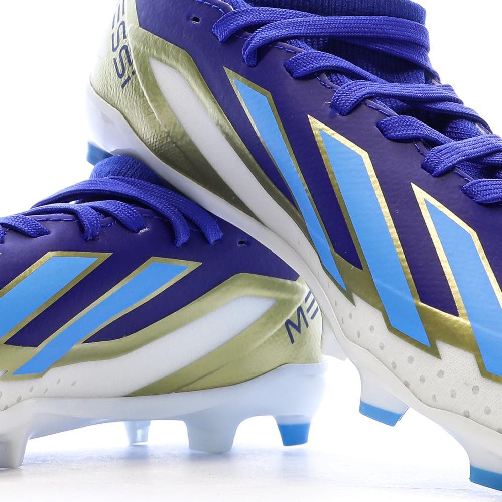 Chaussures de football Noires/Bleu Garçon Adidas Crazyfast League 7