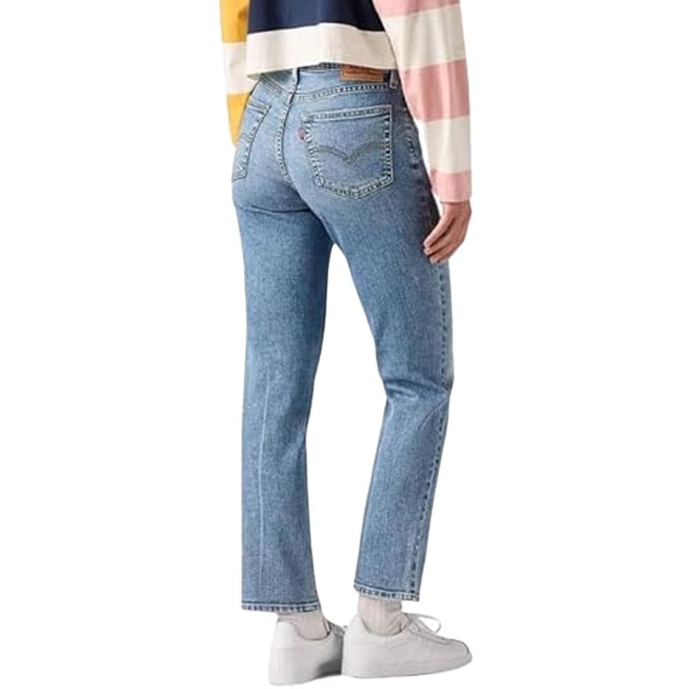 Jean 724 Bleu Clair Femme Levi's High Rise Straight 2