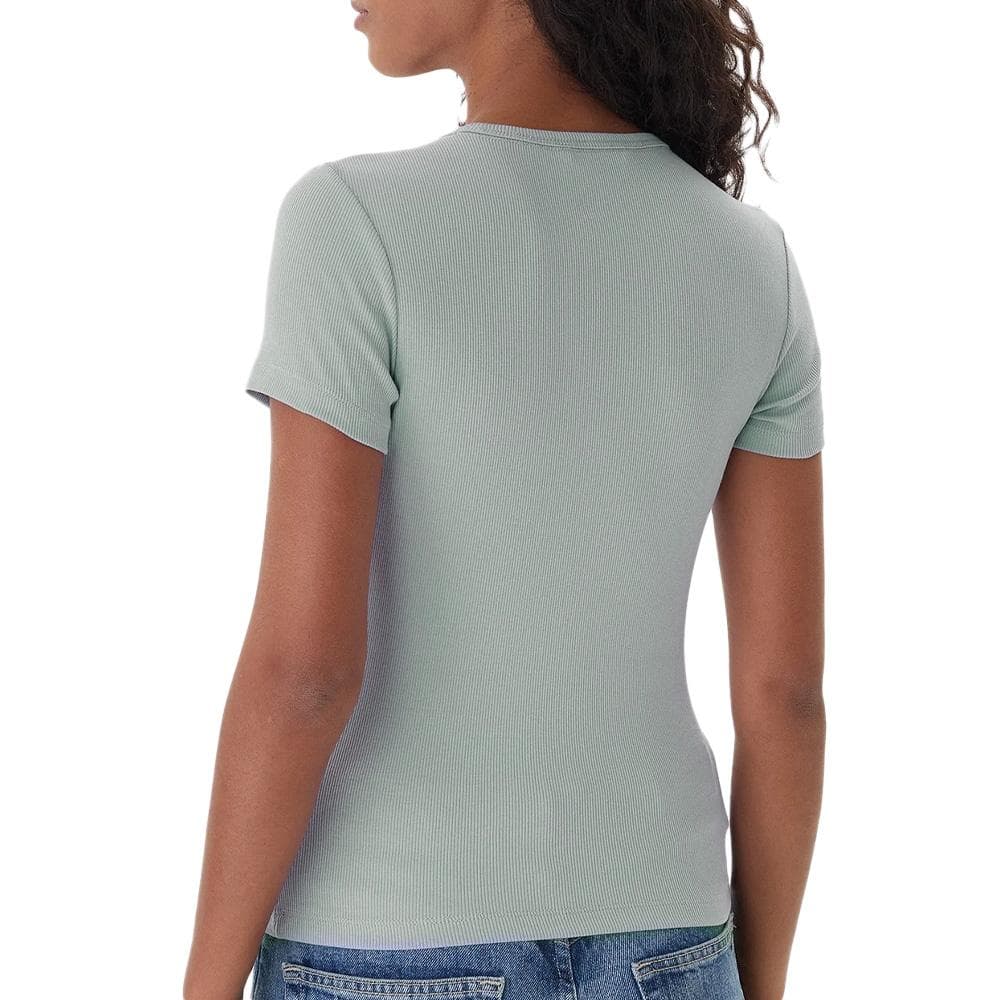 T-Shirt Vert Femme Tommy Hilfiger Badge 2