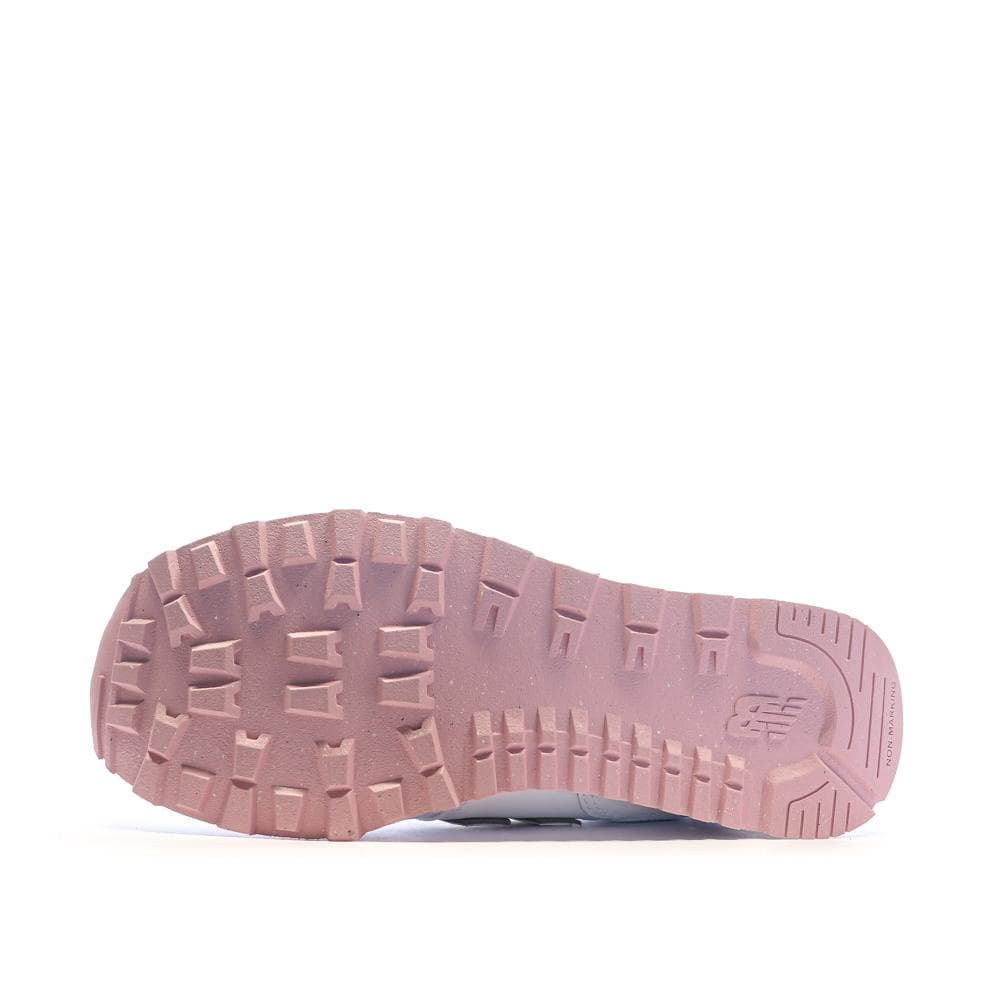 Baskets Blanc/Rose Femme/Fille New Balance 574 5