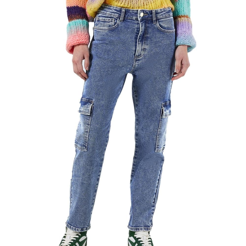 Jeans Cargo Bleu Femme Noisy May Moni 1