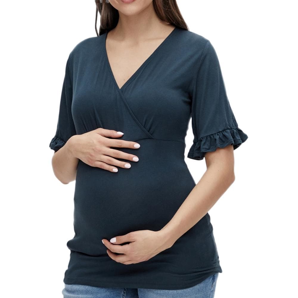 T-Shirt de Grossesse Marine Femme Mamalicious Dicte 1